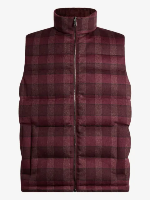ETRO check quilted gilet