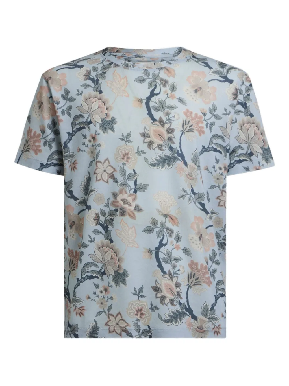 ETRO floral-print T-shirt | Blue | Image 1