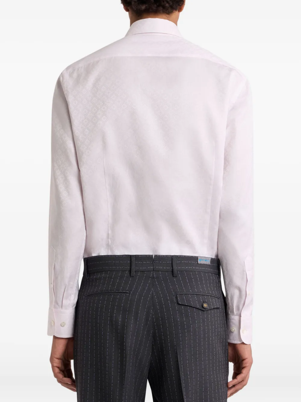 ETRO Overhemd met jacquard-patroon Roze