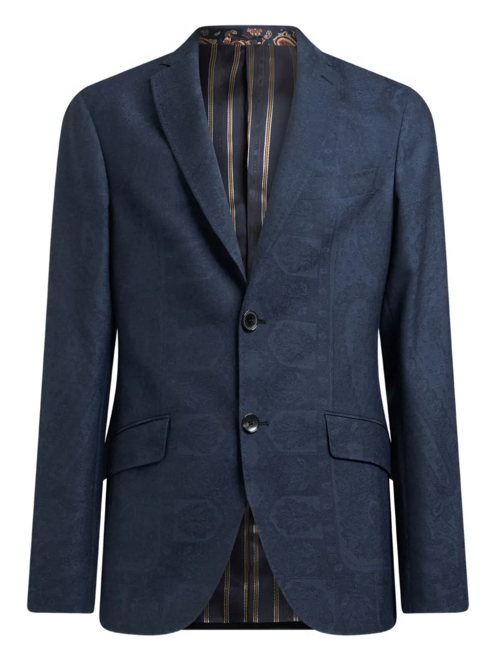 ETRO Blazer met paisley-print Blauw