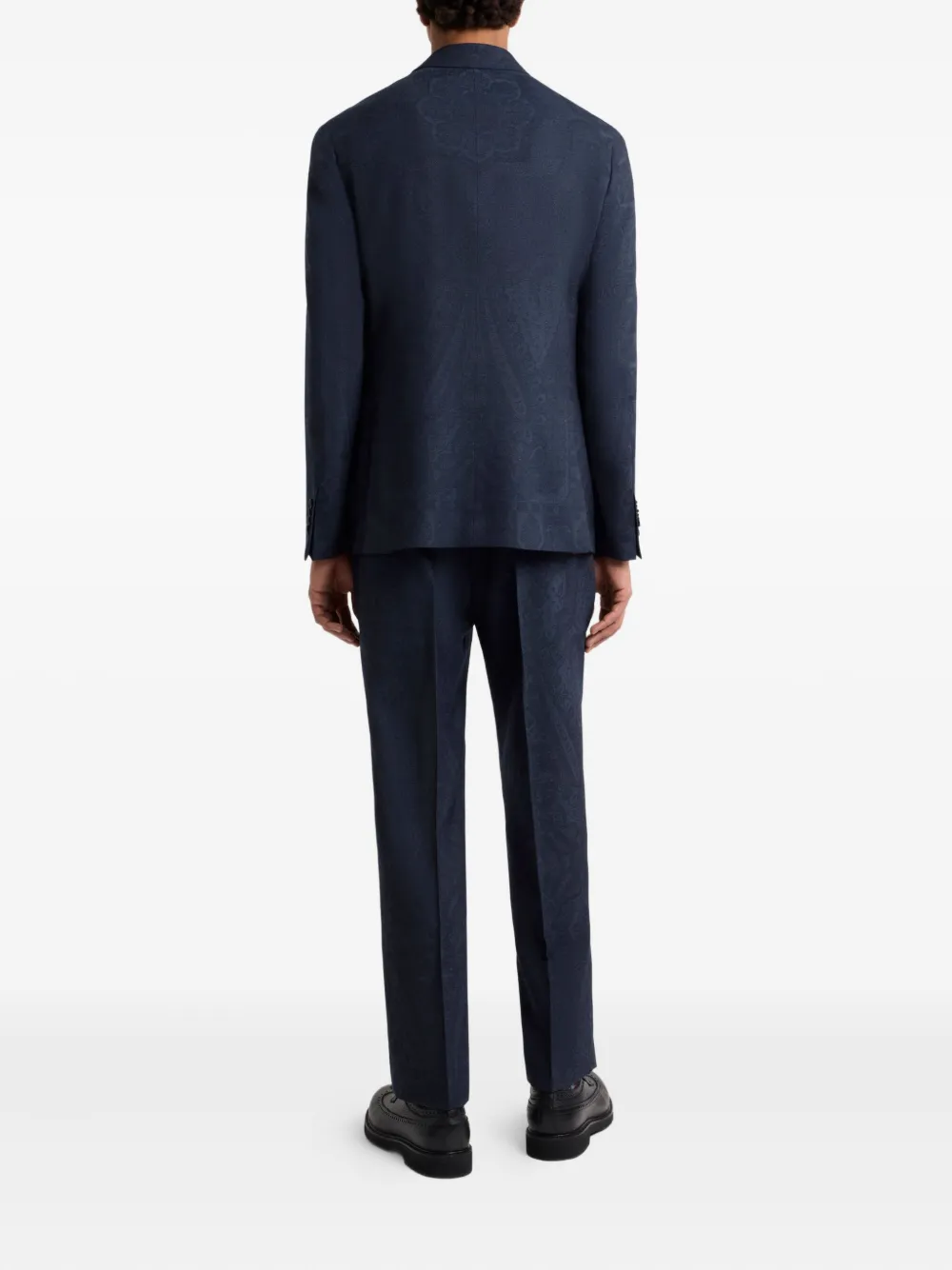 ETRO Blazer met paisley-print Blauw