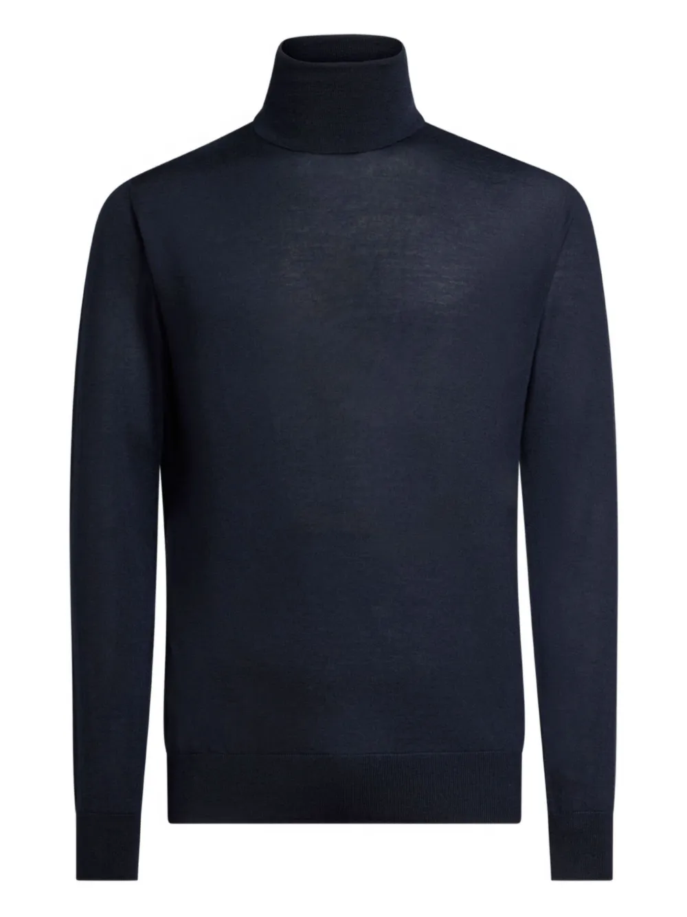 ETRO virgin wool turtleneck sweater Blauw