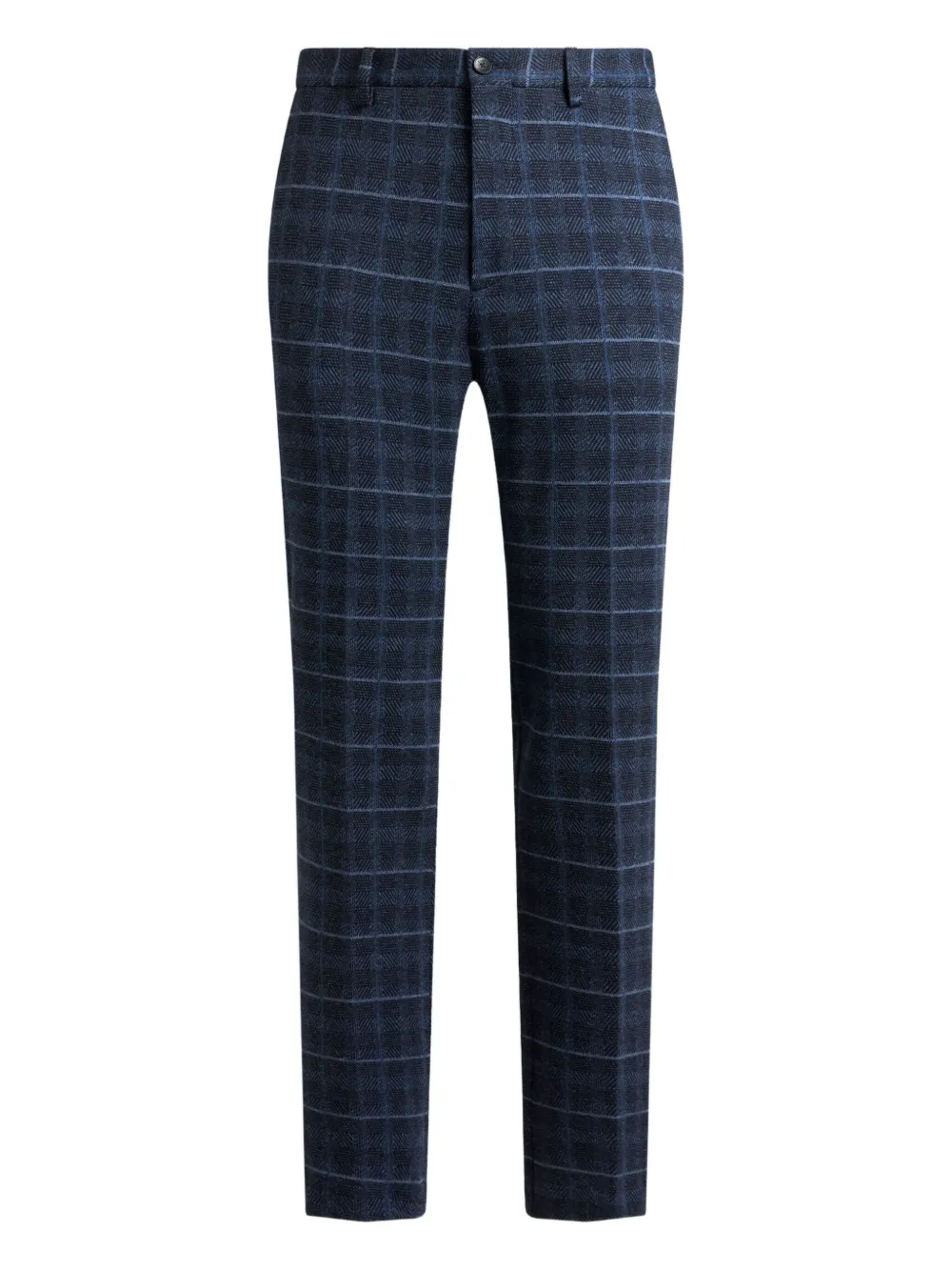 ETRO Geruite broek Blauw