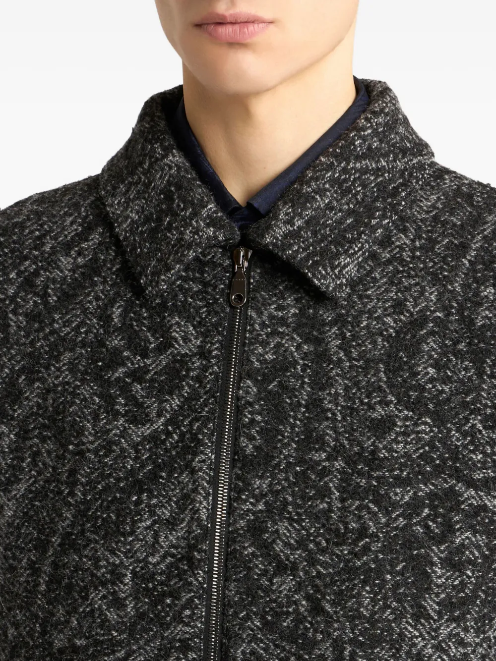 ETRO Gewatteerd bomberjack Grijs