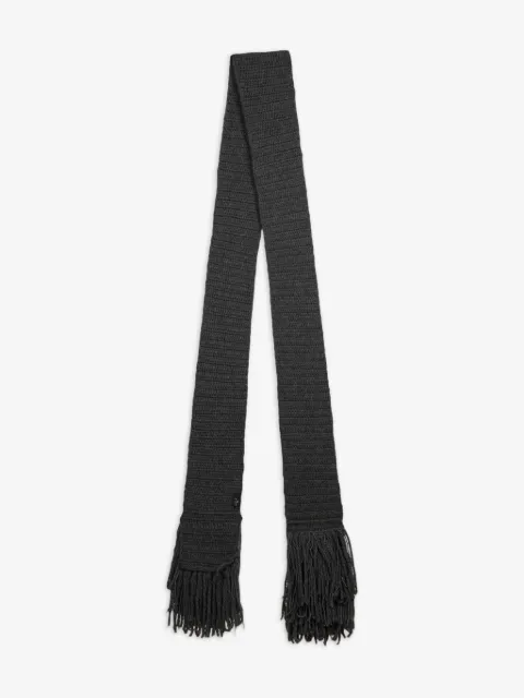 ETRO fringed wool scarf