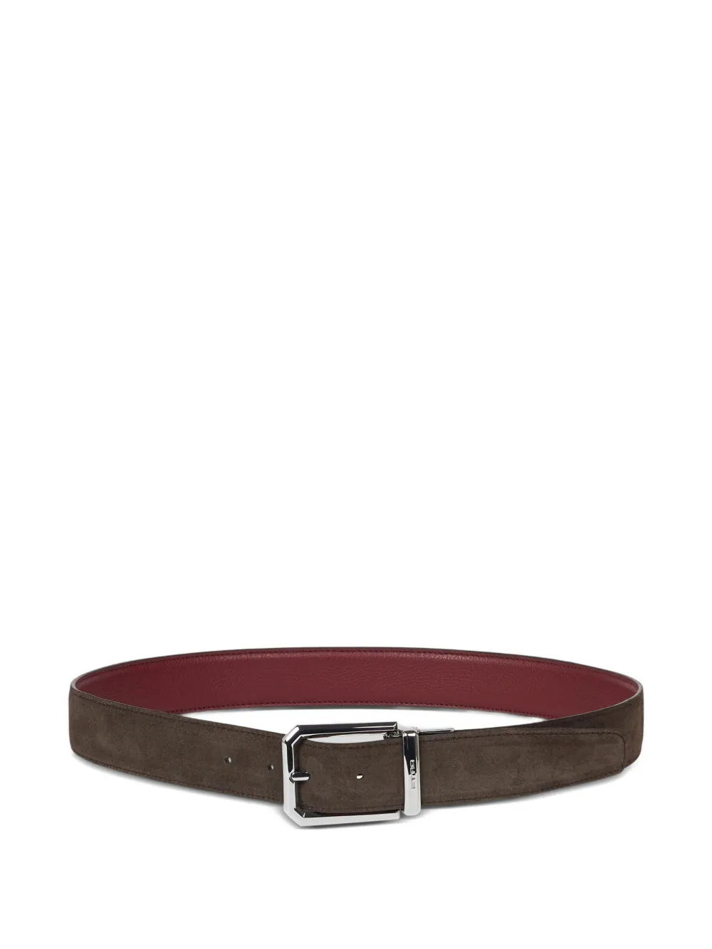 ETRO Omkeerbare leren riem Bruin