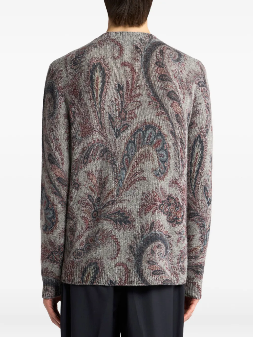 ETRO Trui met paisley-jacquard Grijs