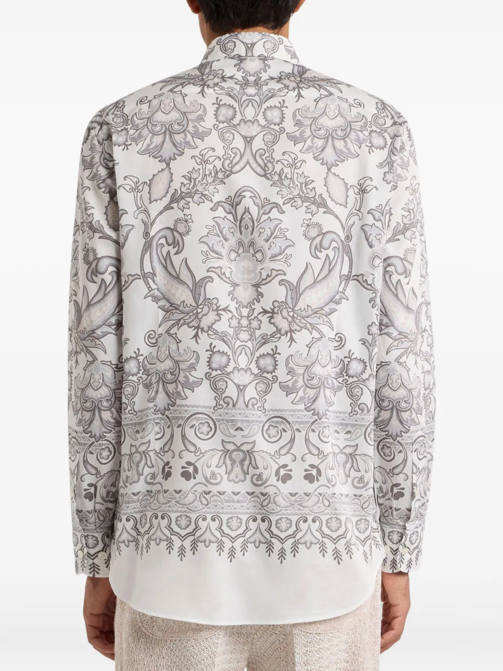 ETRO Overhemd met paisley-print Beige