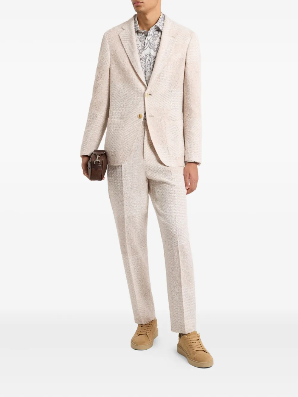 ETRO Overhemd met paisley-print Beige