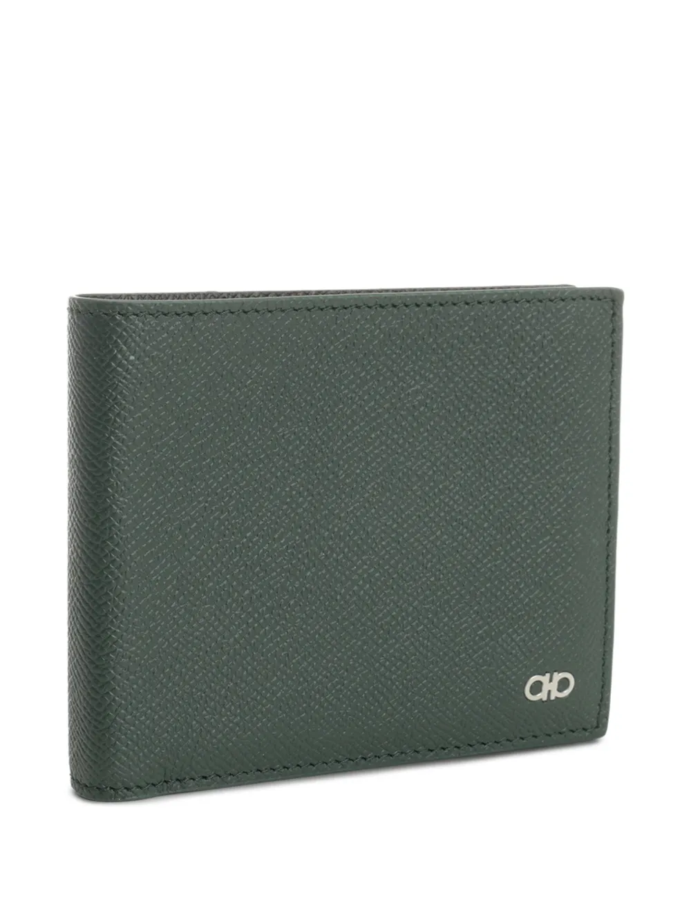 Ferragamo Leren portemonnee Groen