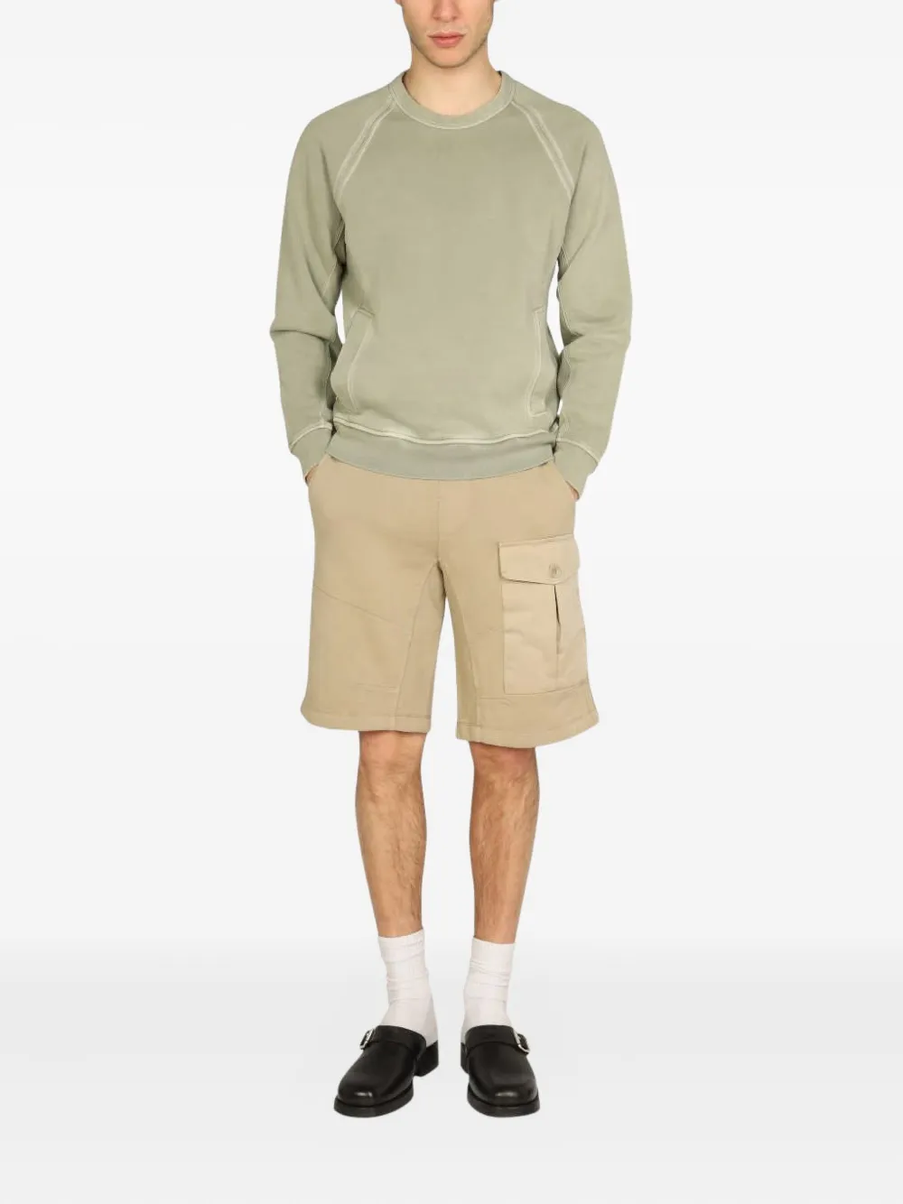 Ten C raglan sleeve sweatshirt - Groen