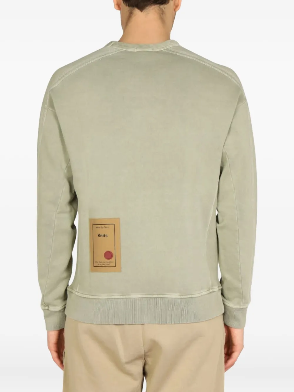 Ten C Sweater met raglan mouwen Groen