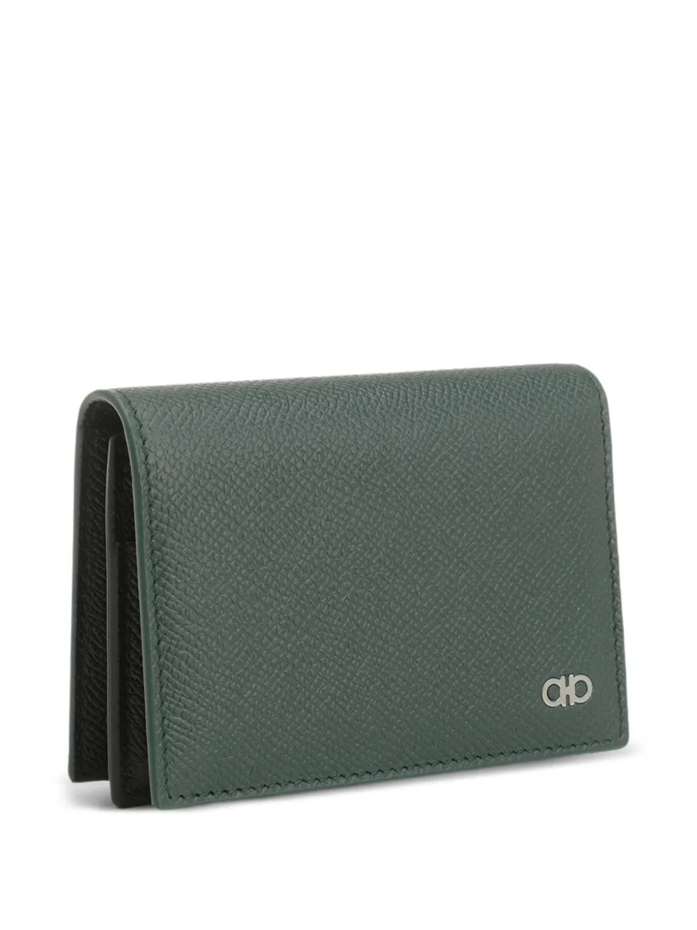 Ferragamo Leren portemonnee Groen