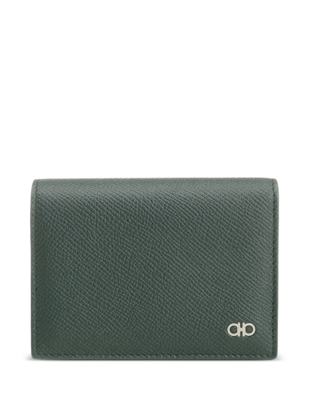 Ferragamo Leren portemonnee Groen