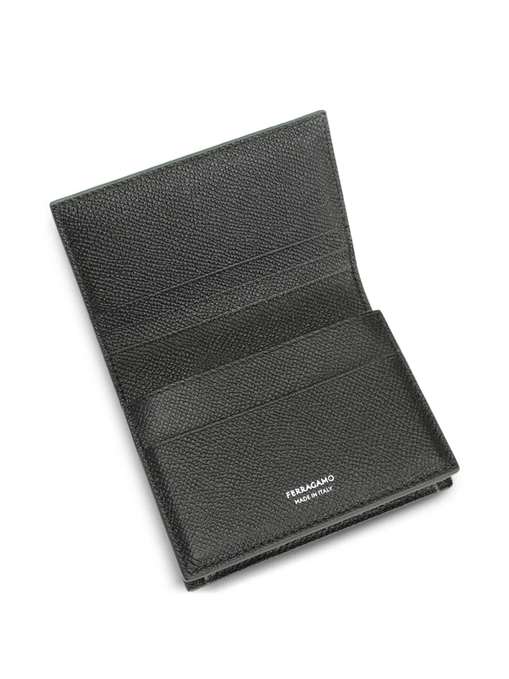 Ferragamo Leren portemonnee Groen