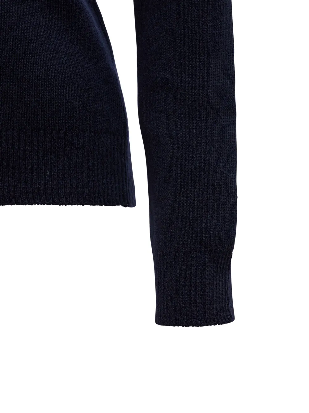 A.P.C. V-neck ribbed jumper Blauw