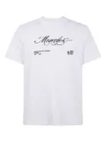 Moncler script-logo cotton T-shirt - White