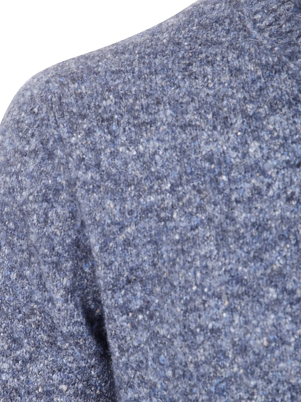 Brunello Cucinelli speckled-effect sweater Blauw