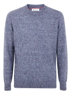 Giorgio Armani Jacquard Cashmere Sweater | Blue | FARFETCH
