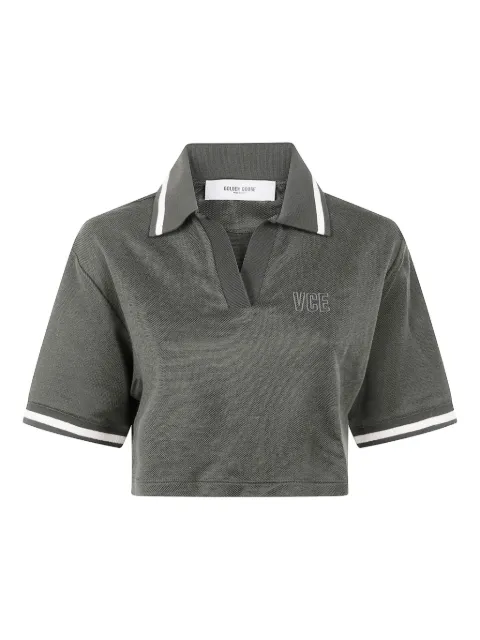 Golden Goose embroidered-detail polo top