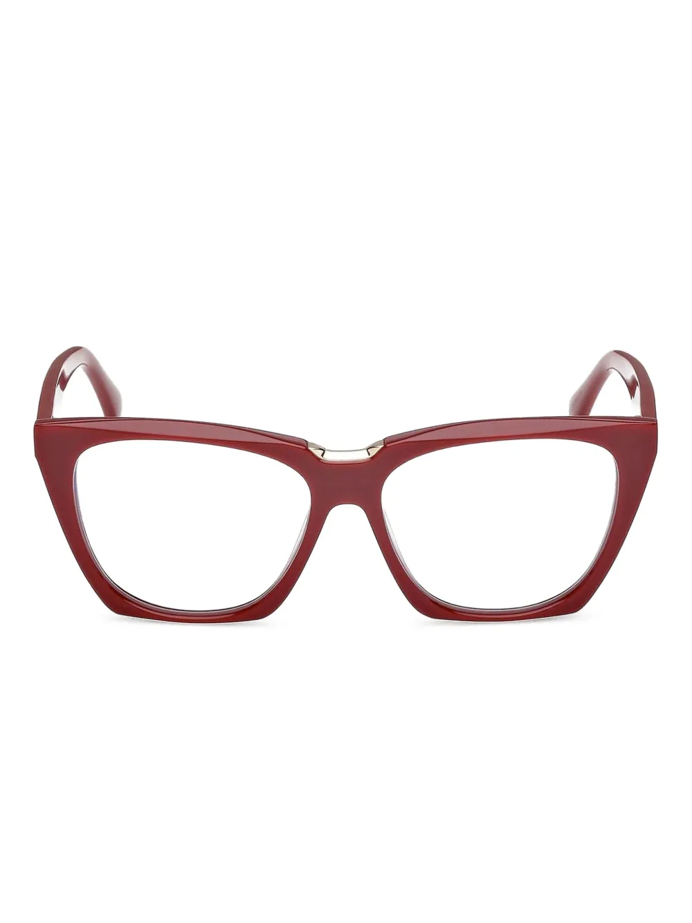 Max Mara Eyewear geometric cat-eye acetate frames | Red | Image 1