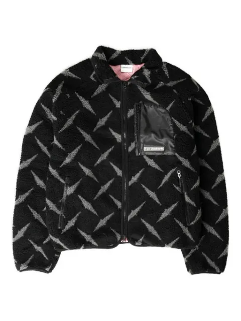 RAVE SKATEBOARDS diamond-pattern jacket