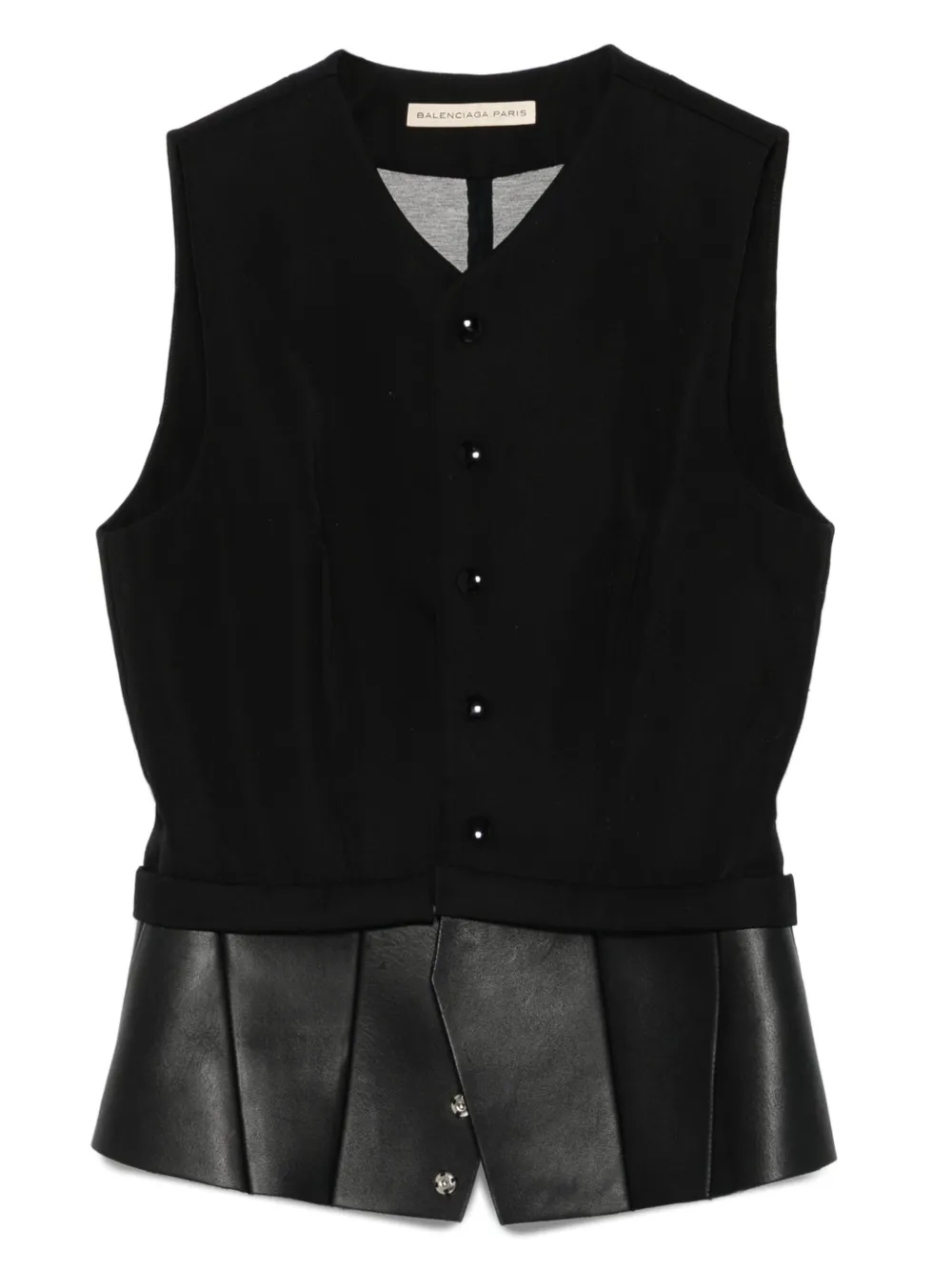 Pre-owned Balenciaga 2010s Panelled Vest