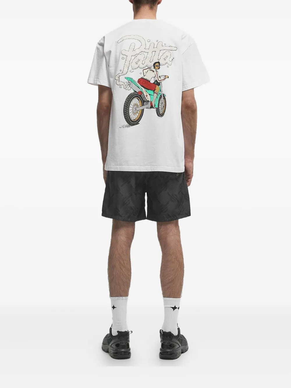 Patta Logo-print Cotton T-shirt In White