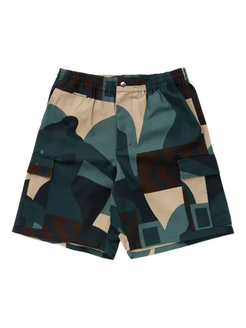 BY PARRA cargo-pocket abstract-print shorts