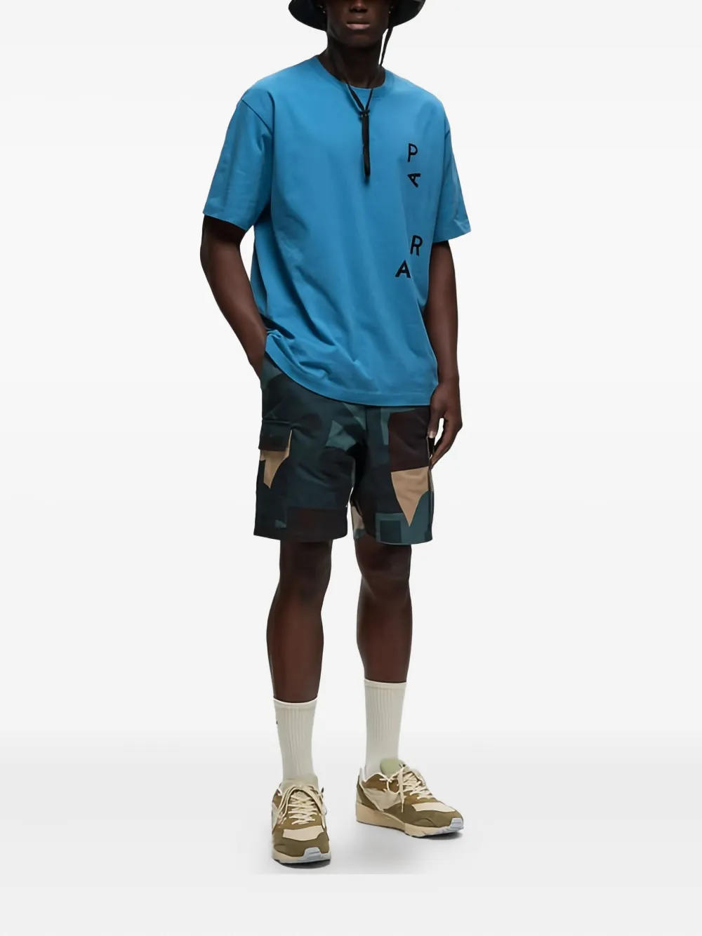 BY PARRA cargo-pocket abstract-print shorts | Cargo Shorts | Image 2