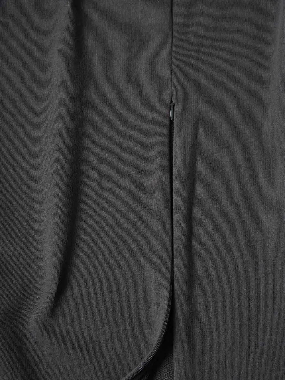 Open Yy Gray Layered Maxi Skirt In Black