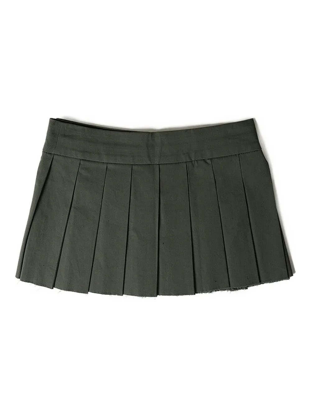 Open YY Mini-plooirok - Groen