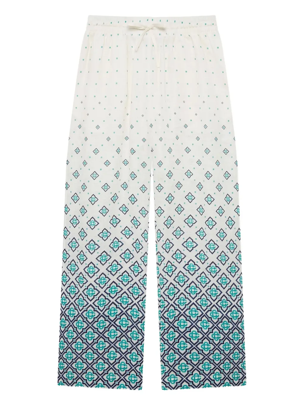Casablanca jacquard gradient silk trousers | Neutrals | Image 1