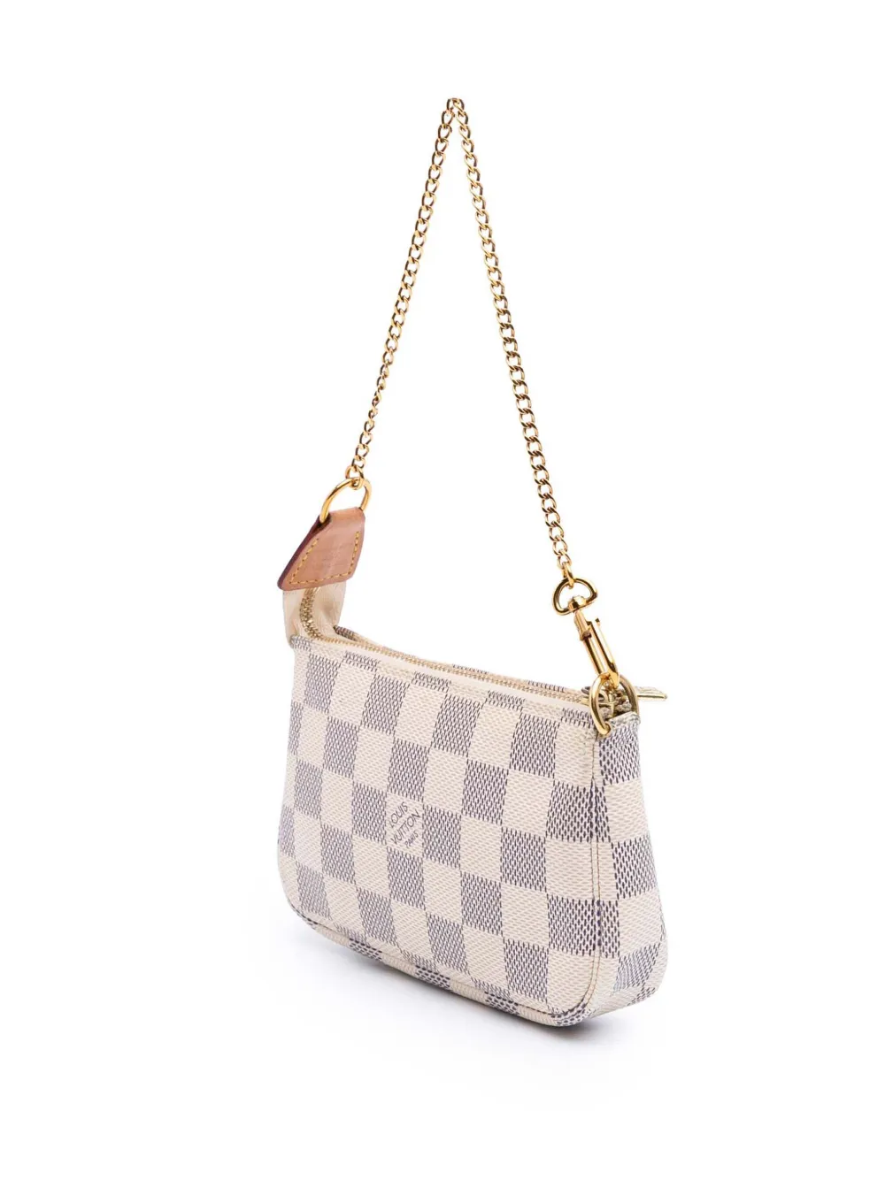 Pre-owned Louis Vuitton 2020 Damier Azur Mini Pochette Accessoires Handbag