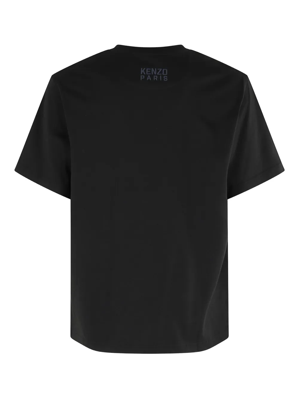Kenzo tiger-embroidered t-shirt Zwart