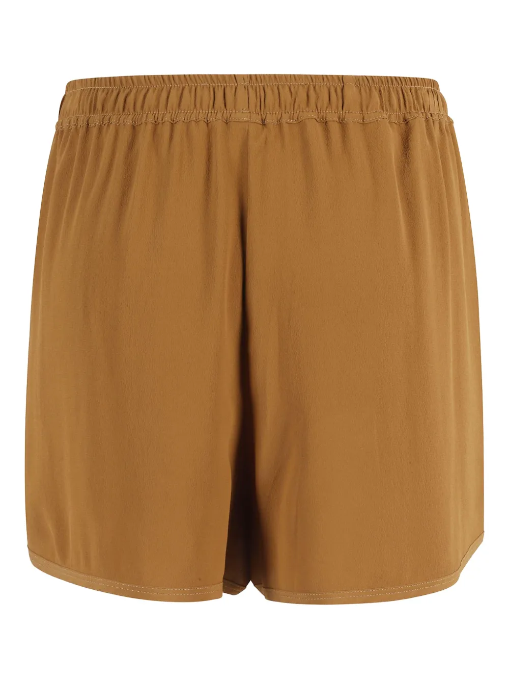 Federica Tosi Shorts met trekkoordtaille Beige