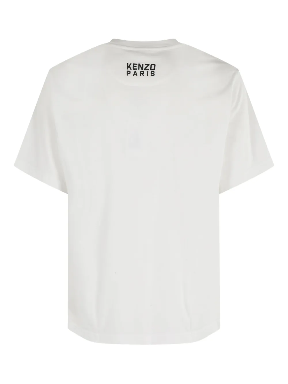 Kenzo tiger-embroidered T-shirt Wit