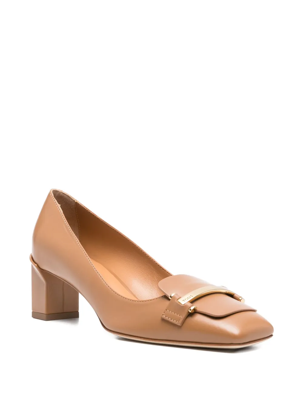 Tod's 55mm buckle-detail pumps Brown