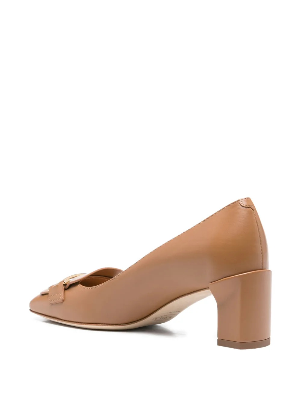 Tod's 55mm buckle-detail pumps Brown