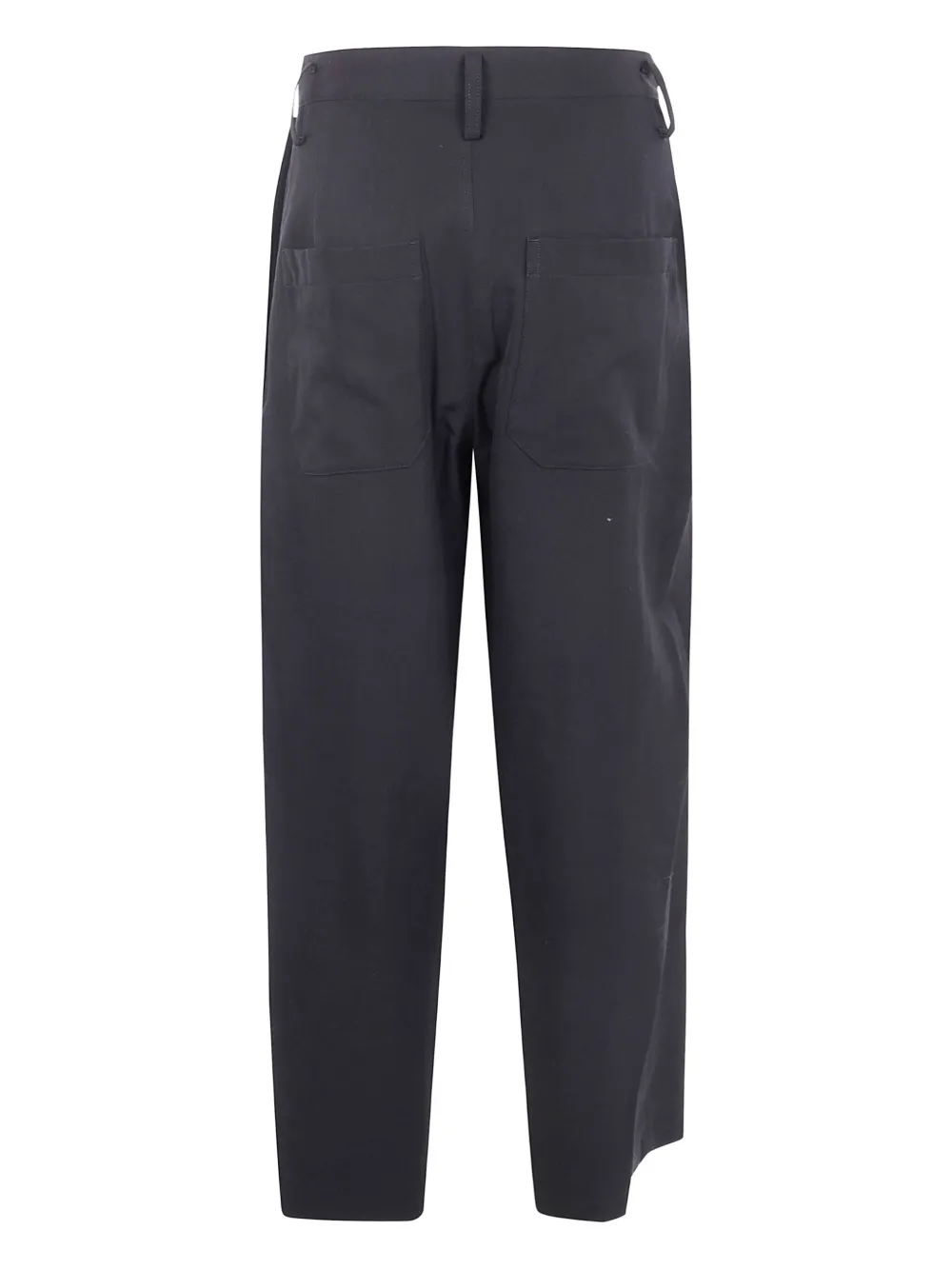Y's Wollen broek met knoopsluiting Zwart