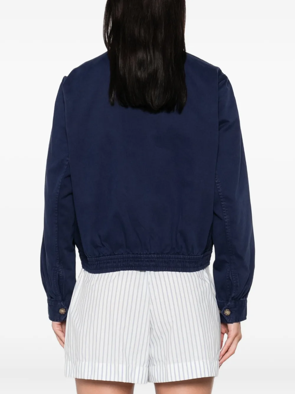 Polo Ralph Lauren Katoenen jack met rits Blauw