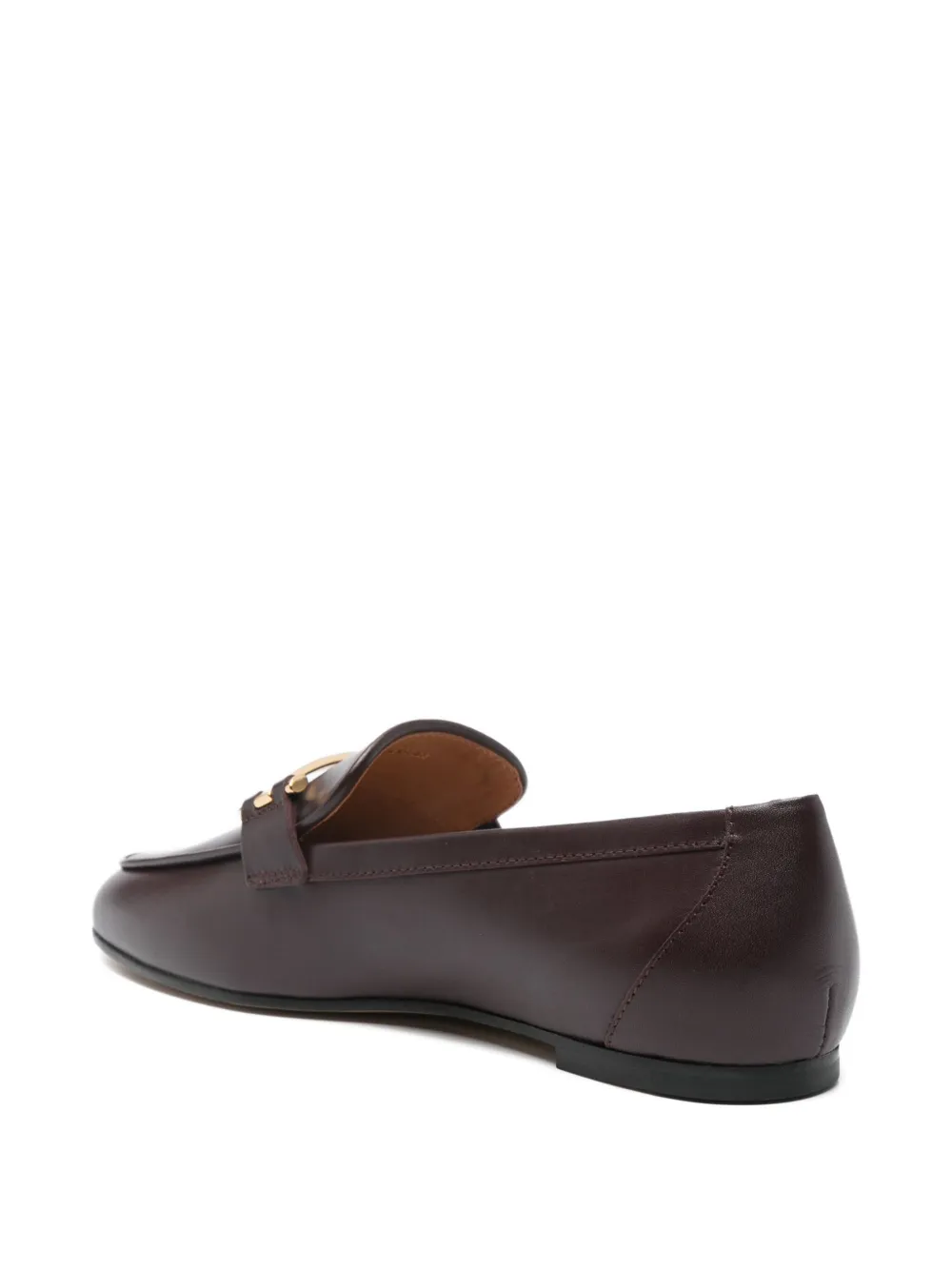 Tod's leather loafers Red
