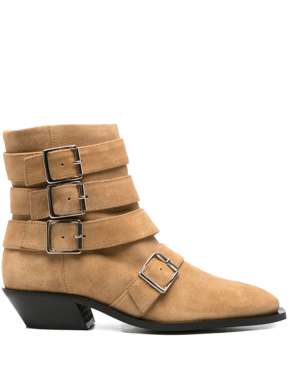 ALOHAS 40mm suede ankle boots Brown