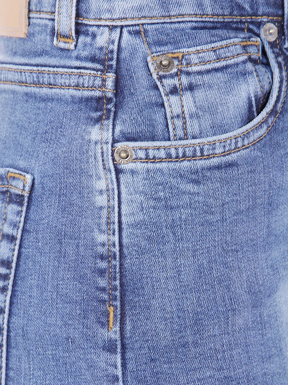 TWINSET Straight jeans met lichte wassing Blauw