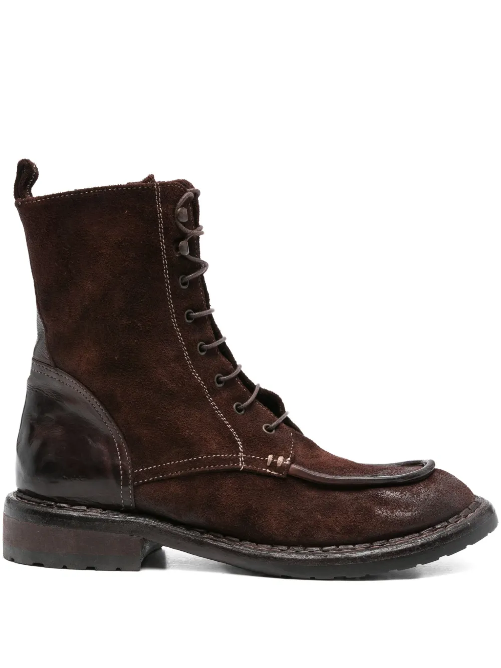 King Tartufoli Lace-up Suede-leather Boots