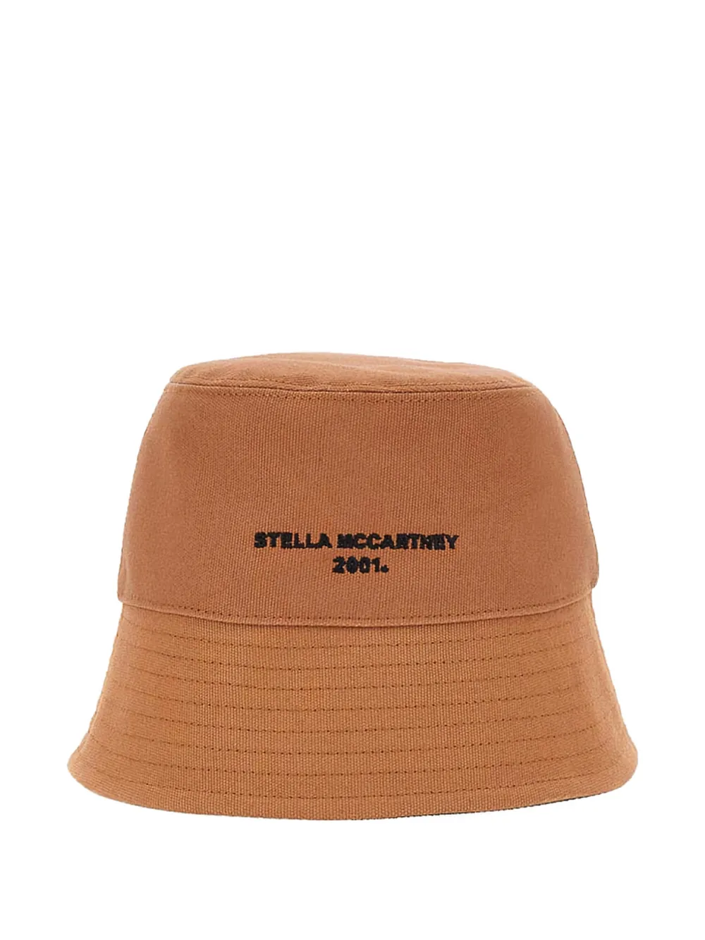 Stella Mccartney Logo Bucket Hat In Brown