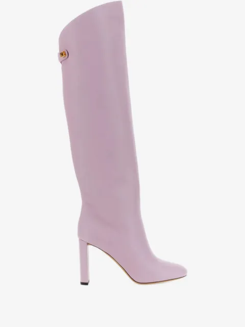 Maison Skorpios 90mm Adriana leather boots