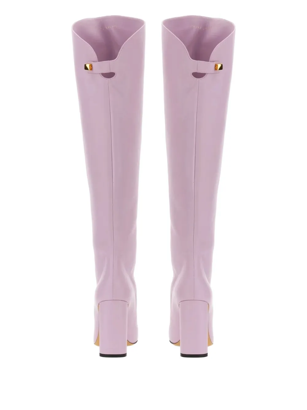 Maison Skorpios 90 mm Adriana leren laarzen Paars