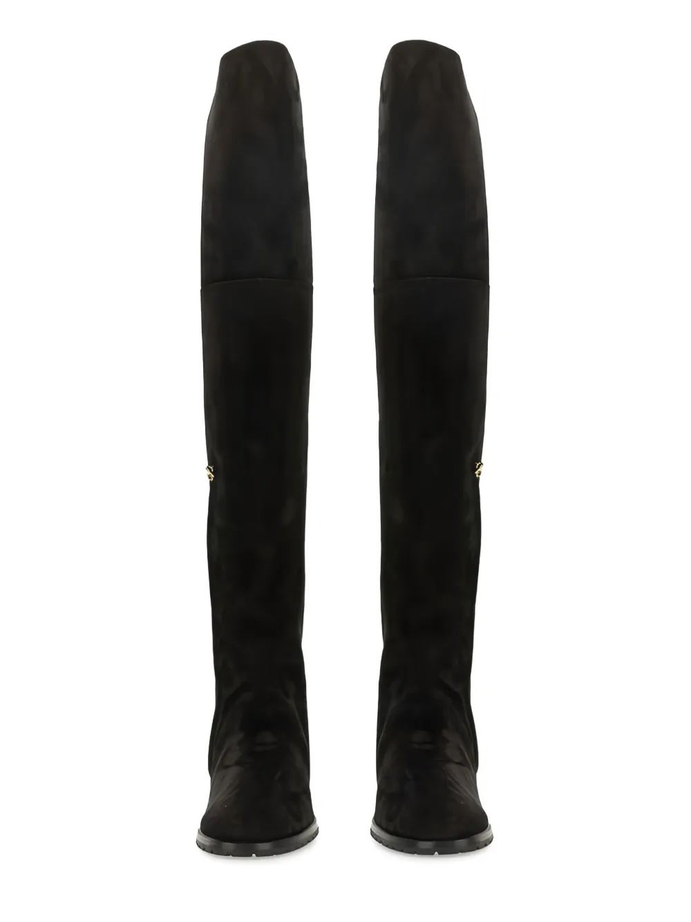 Maison Skorpios Stefania leather over-the-knee boots Black