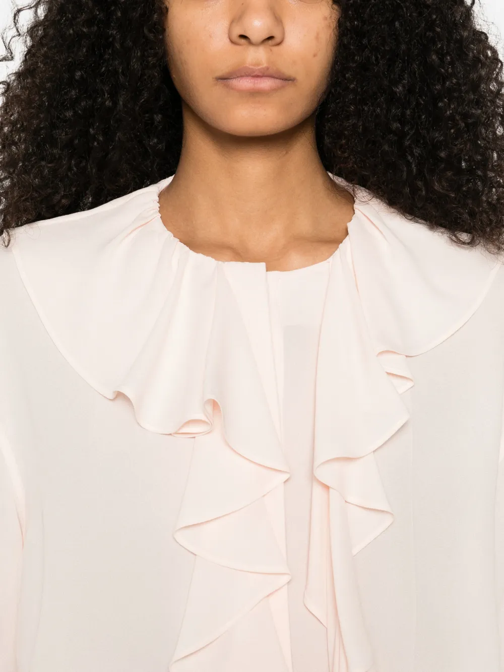 Alexander McQueen ラッフル シャツ | ピンク | FARFETCH JP